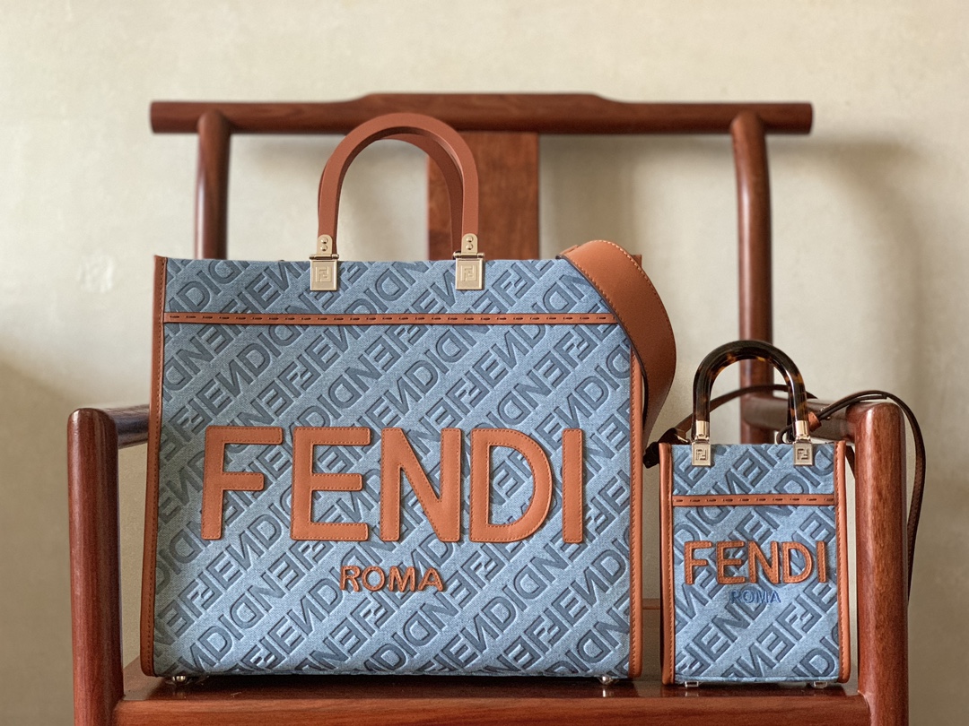 Fendi denim jeans paired with a majestic tote, its hard not to be tempted