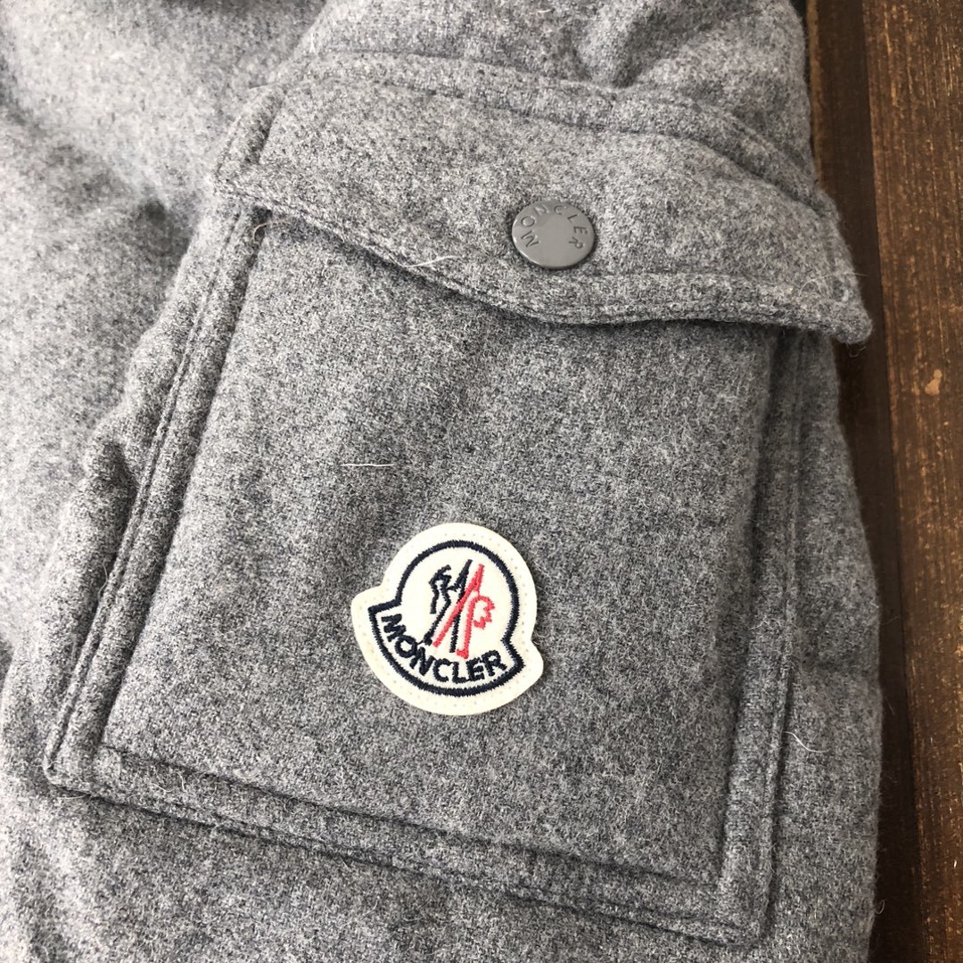 MONCLER 蒙口 最新经典玛雅款灰色🔥采用羊毛面料,全新订制五金辅料,90白鸭绒填充,男女同款,今年