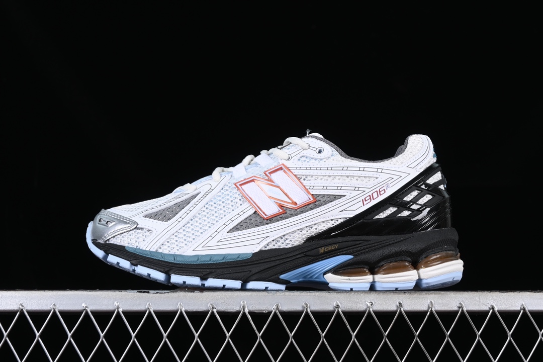 纯原NewBalance1906系列复古老爹风休闲运动慢跑鞋M1906RBO#采用轻质牛剖革拼接透气网眼