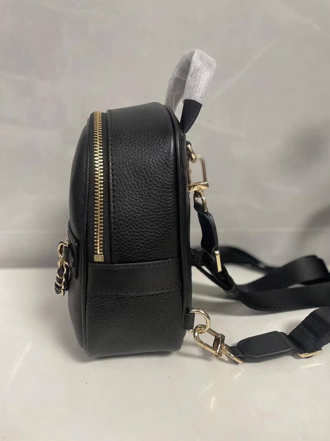 Michael Kors ～迷你全皮背包黑色，2023年新款