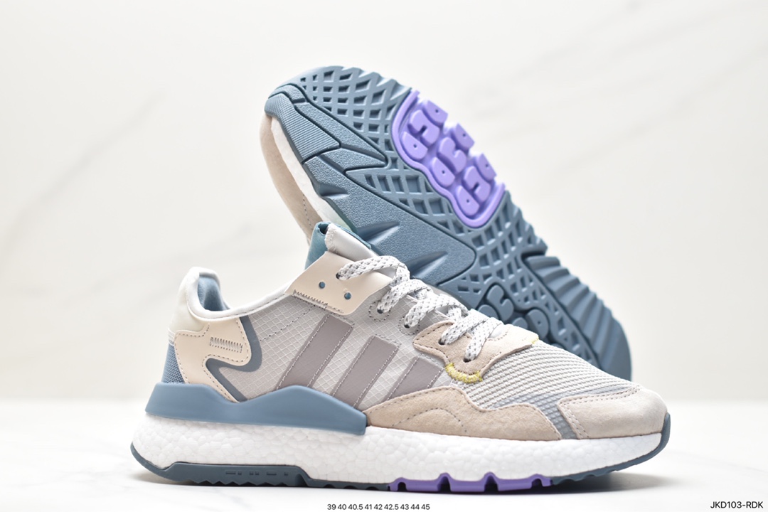 Adidas Nite Jogger 2019 Boost Trefoil IF0419 Retro Running Shoes