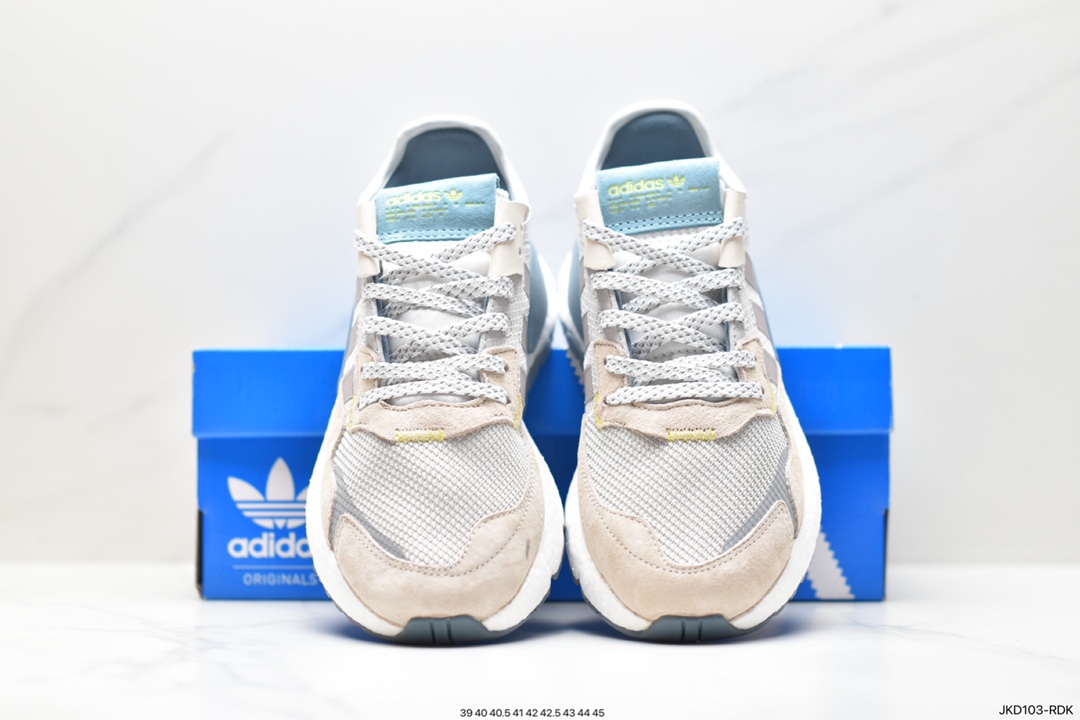 Adidas Nite Jogger 2019 Boost Trefoil IF0419 Retro Running Shoes