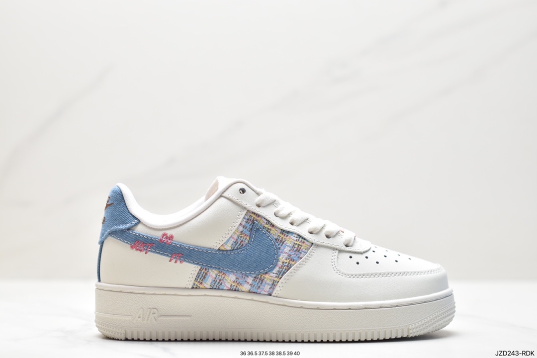 140 耐克Nike Air Force 1 Low 空军一号低帮百搭休闲运动板鞋 FJ7740-141