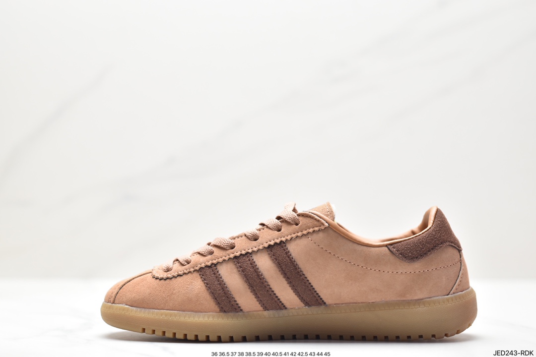 Adidas Originals Bermuda suede non-slip wear-resistant lightweight low-top sneakers GY7395