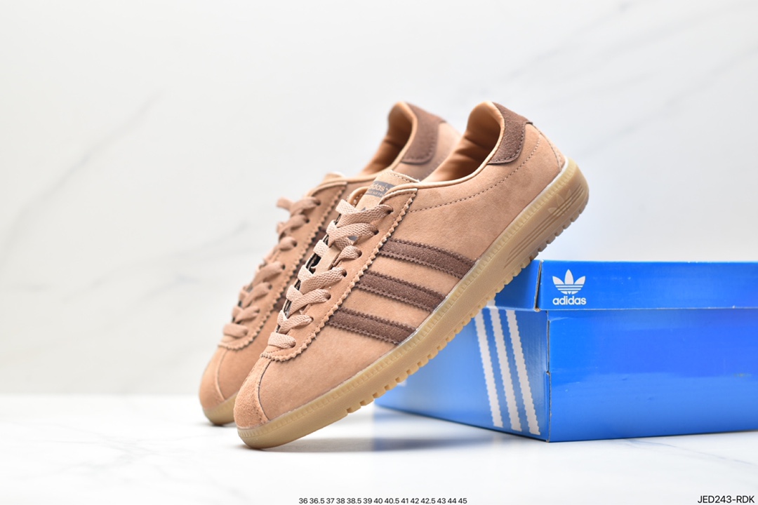 Adidas Originals Bermuda suede non-slip wear-resistant lightweight low-top sneakers GY7395