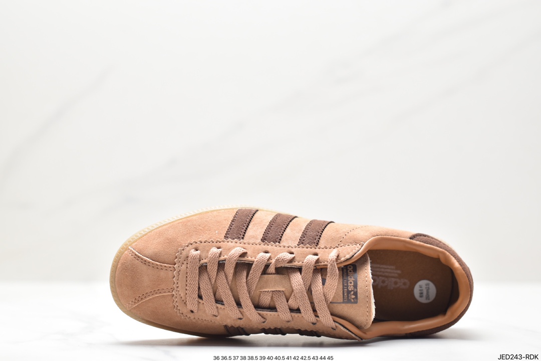 Adidas Originals Bermuda suede non-slip wear-resistant lightweight low-top sneakers GY7395