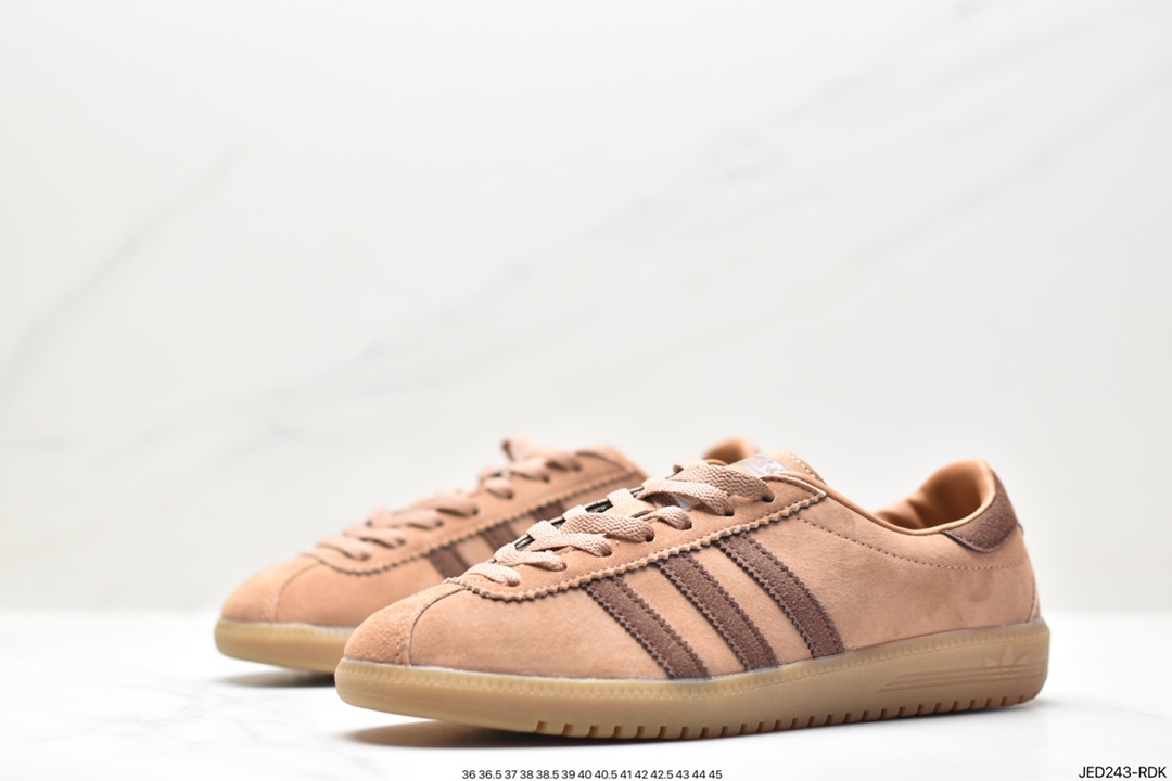 Adidas Originals Bermuda suede non-slip wear-resistant lightweight low-top sneakers GY7395