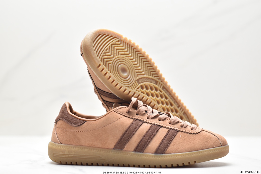 Adidas Originals Bermuda suede non-slip wear-resistant lightweight low-top sneakers GY7395