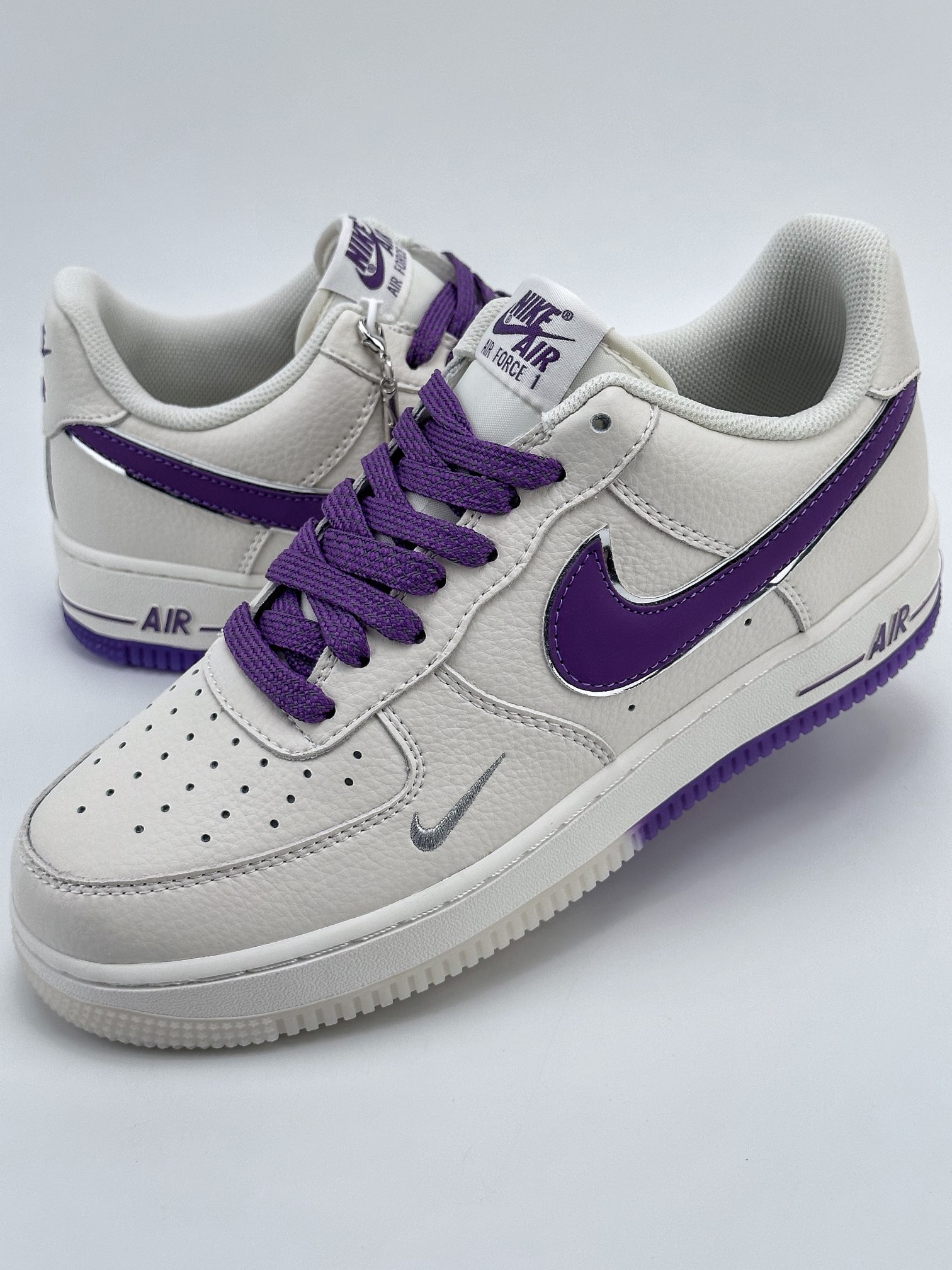 240 Nike Air Force 1 Low 07 白紫 JJ0253-010