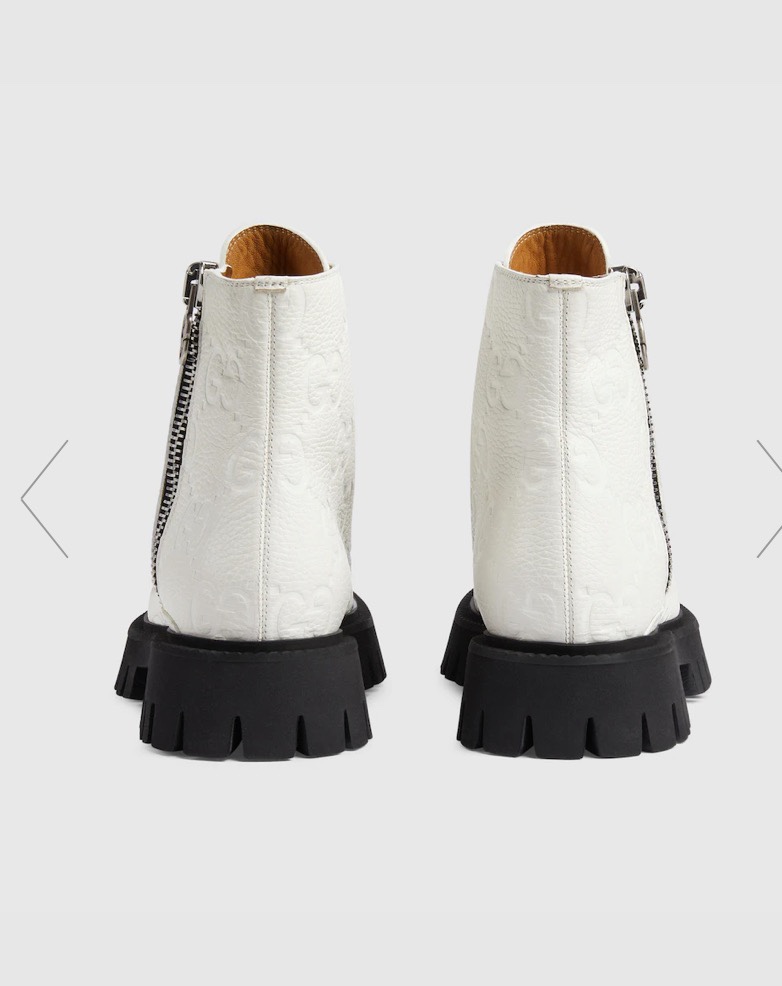 Gucci2023 Botas Martin ultramodernas, el logotipo GG sigue brillando en la nueva colección, con como