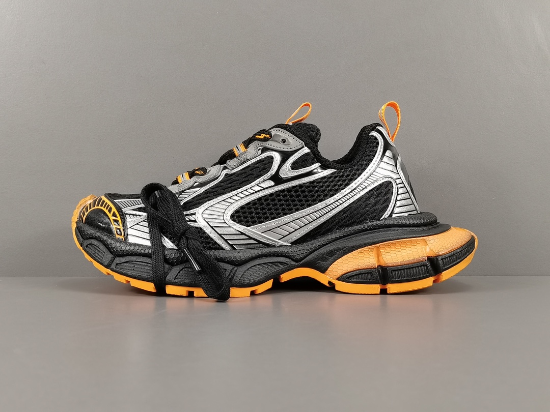 [Versión de comercio exterior: Balenciaga] Zapatos concepto exterior desgastados con cordones de malla Balenciaga 3XL e…