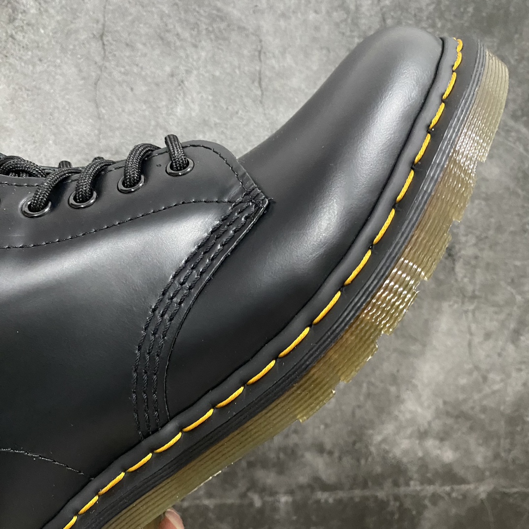 Dr.Martens Dr.Martens Martin boots 1460 classic 8-hole series hard leather matte black hard leather