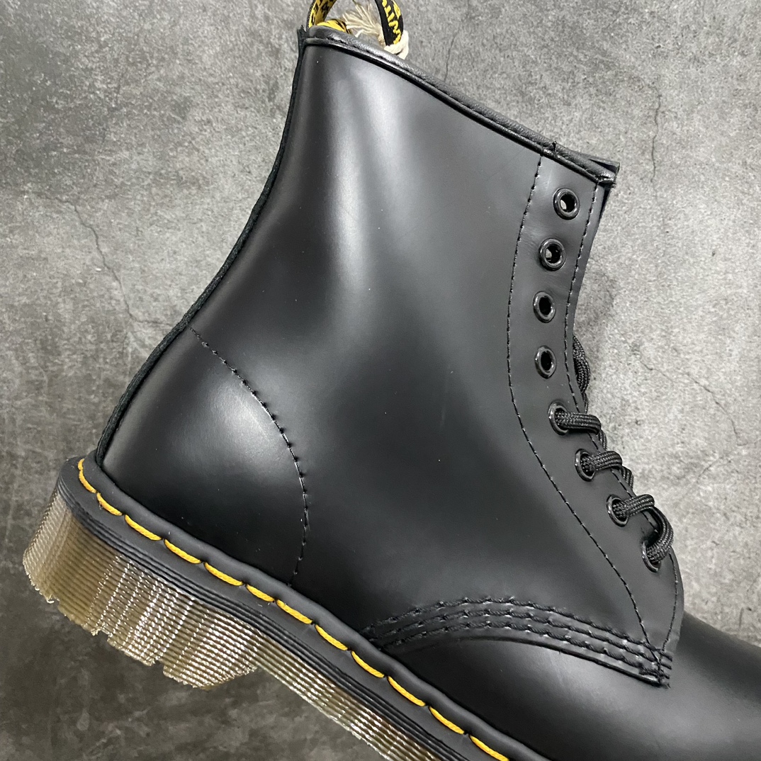 Dr.Martens Dr.Martens Martin boots 1460 classic 8-hole series hard leather matte black hard leather