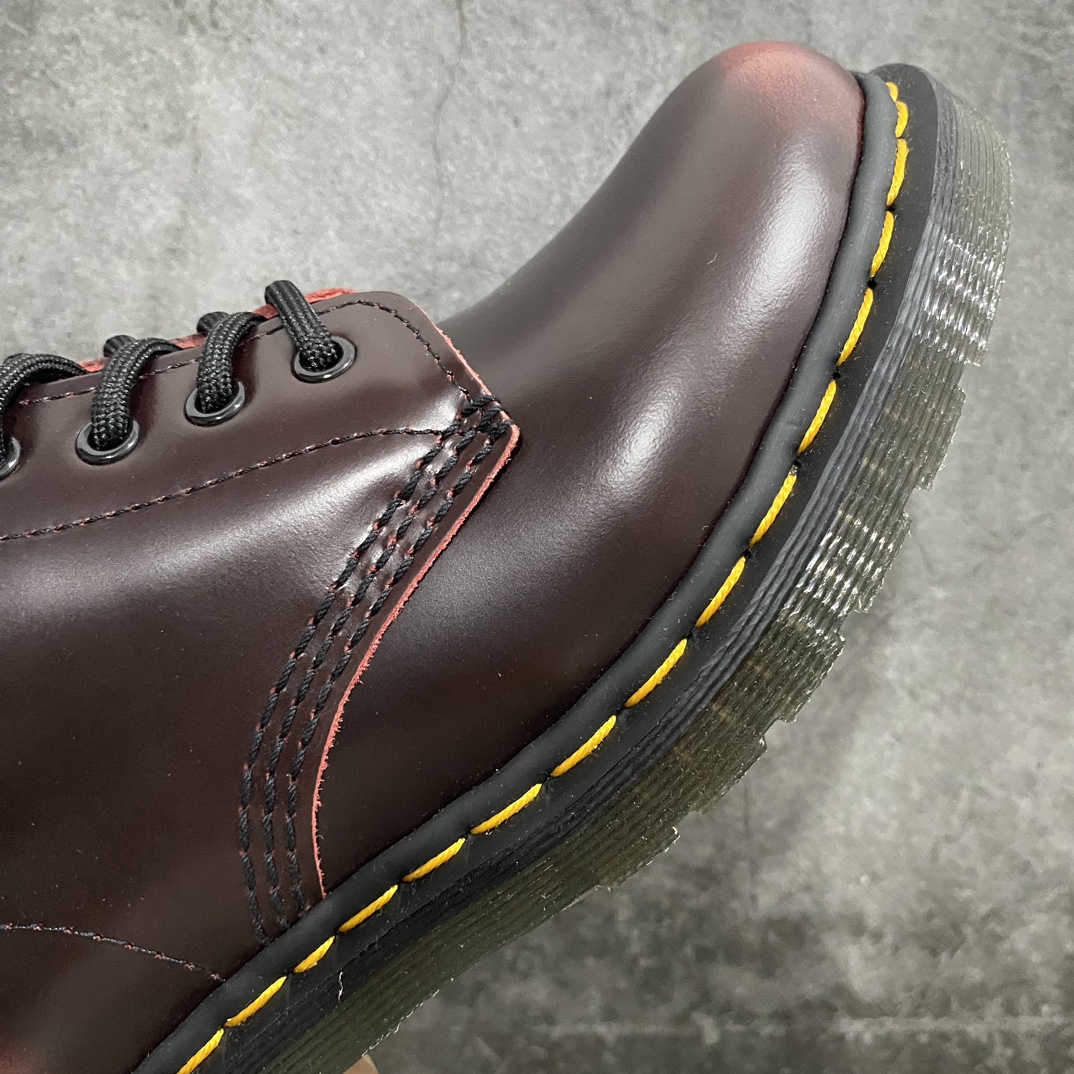 Dr.Martens Dr.Martens Martin boots 1460 classic 8-hole series hard leather glossy cherry red