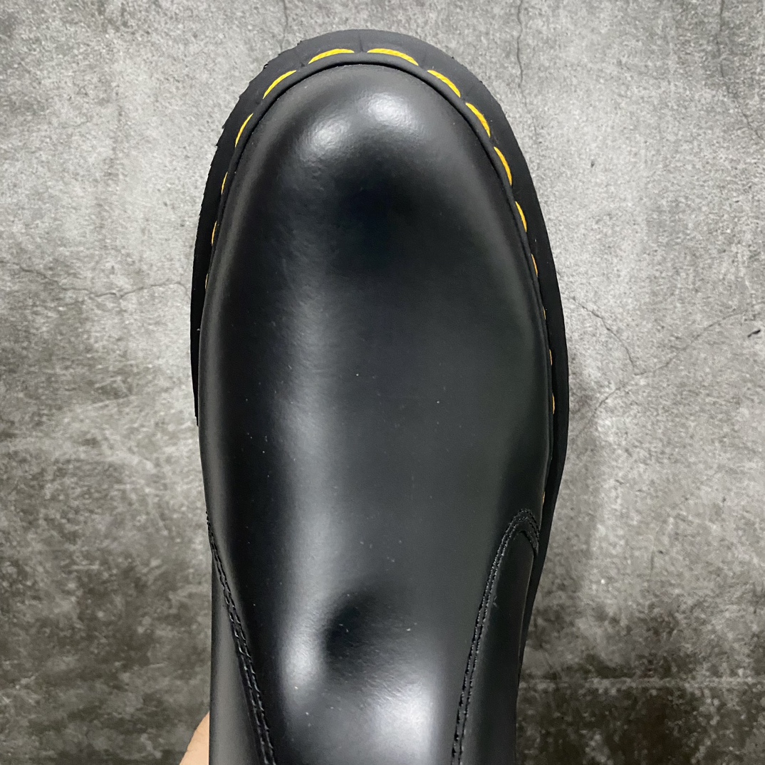 Dr.Martens Dr.Martens Martin boots classic Chelsea laceless style hard leather matte black elastic band unisex