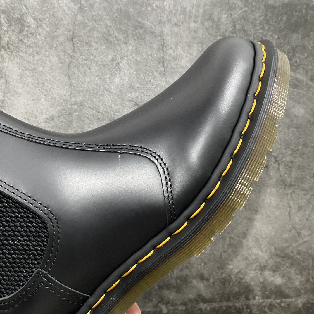 Dr.Martens Dr.Martens Martin boots classic Chelsea laceless style hard leather matte black elastic band unisex