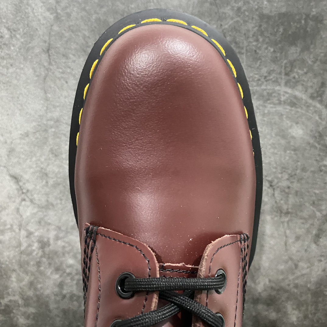 Dr.Martens Dr.Martens Martin boots 1460 classic 8-hole series hard leather matte wine red