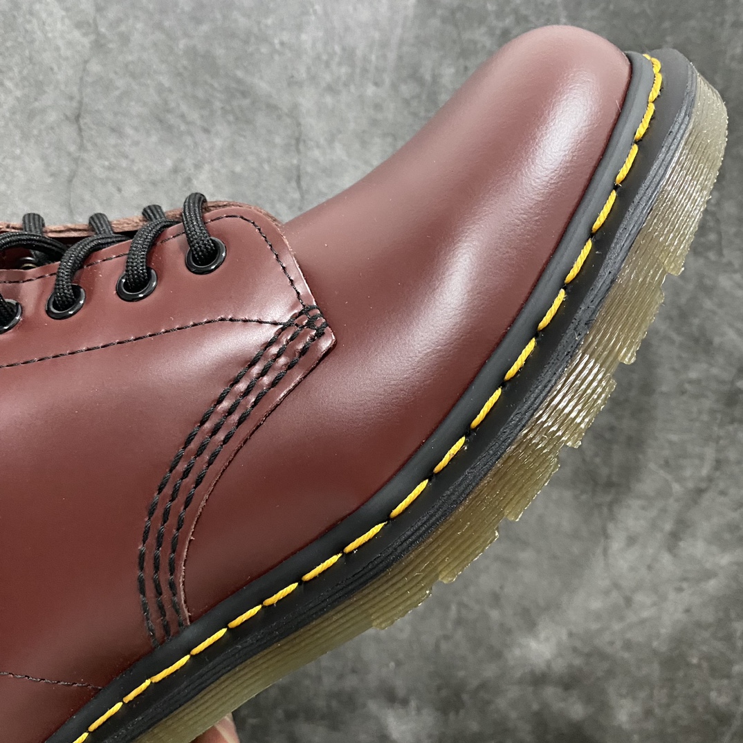 Dr.Martens Dr.Martens Martin boots 1460 classic 8-hole series hard leather matte wine red