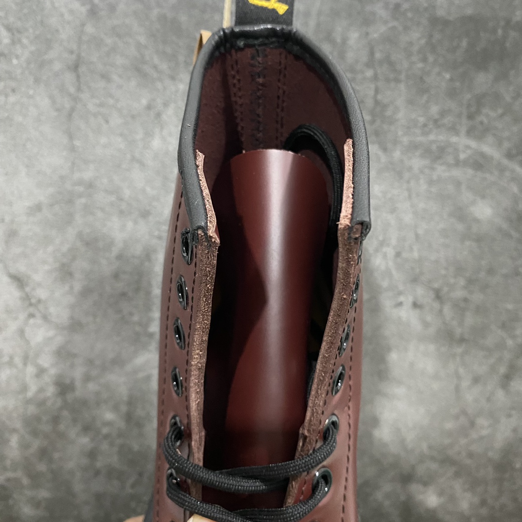 Dr.Martens Dr.Martens Martin boots 1460 classic 8-hole series hard leather matte wine red