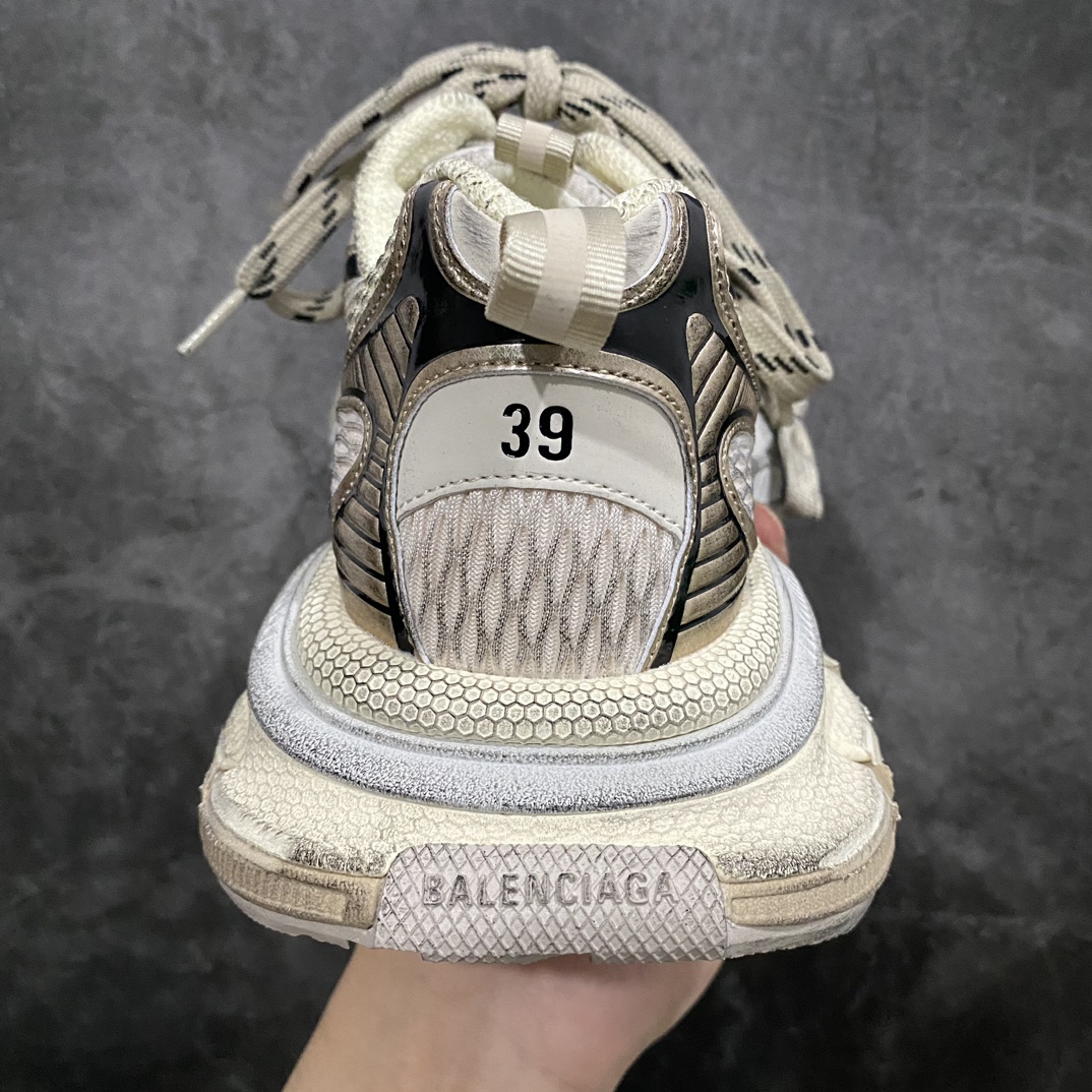 420 【XA版本】BALENCIAGA 3XL Sneakers 巴黎世家十代网布系带低帮走秀复古老爹鞋