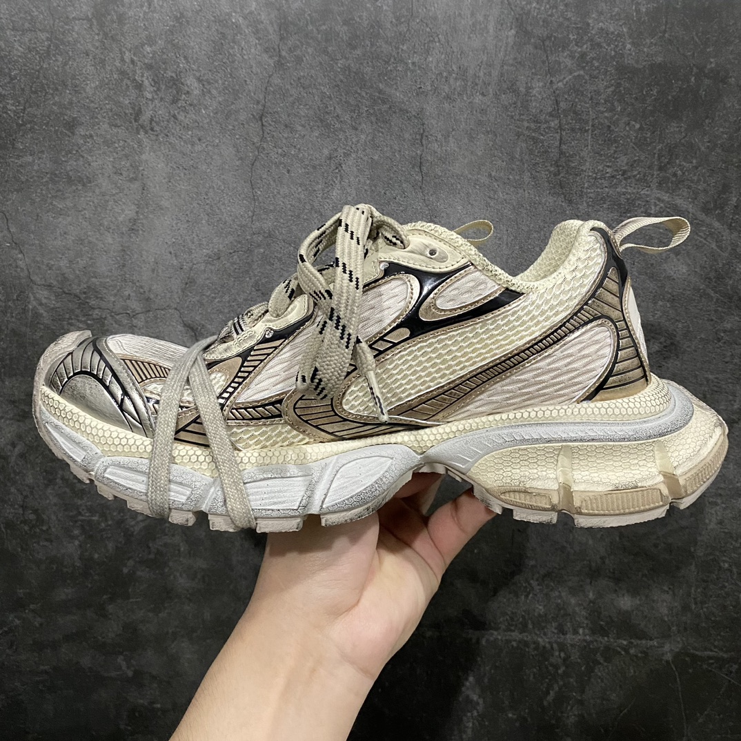 [XA version] BALENCIAGA 3XL Sneakers Balenciaga 10th generation mesh lace-up low-top catwalk retro dad shoes