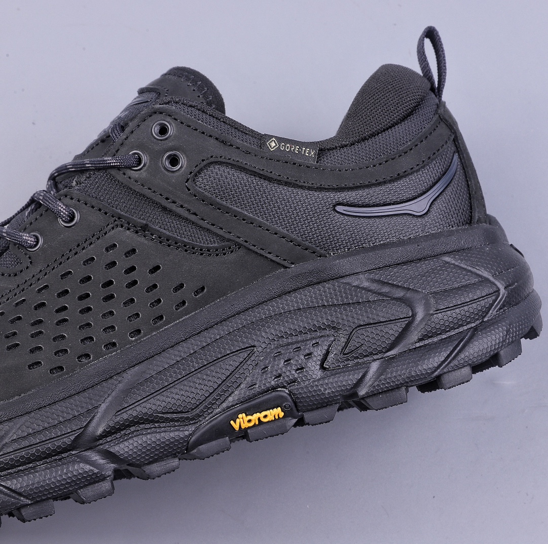 450 纯原版本 HOKA ONE ONE Tor Ultra 户外登山 时尚潮流 防滑耐磨 户外鞋 黑色 1130310-BBLC