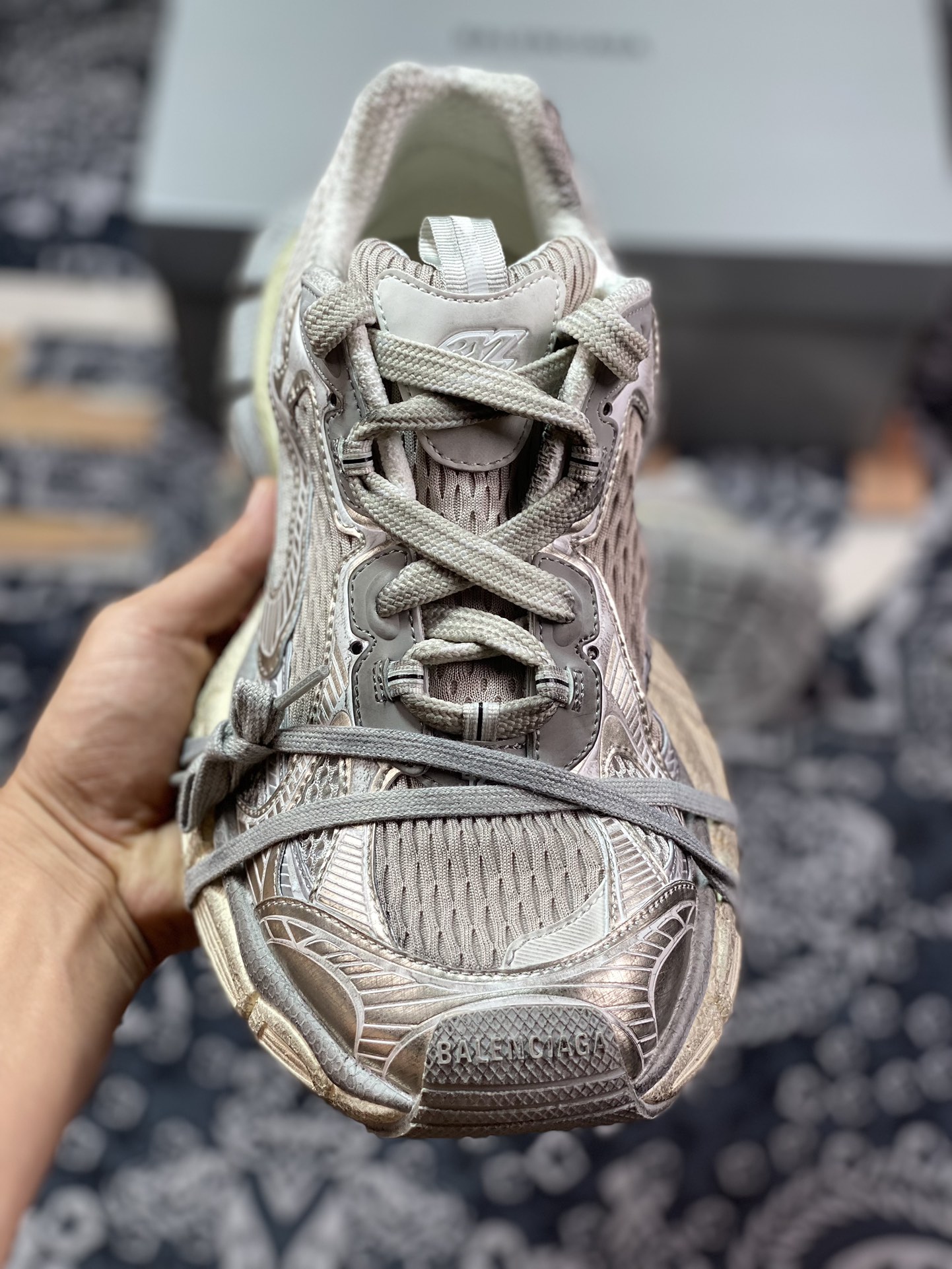 纯原 意产Plus版 法国高端奢侈品牌-巴黎世家BALENCIAGA 3XL Sneakers 3+系列低帮慢跑鞋