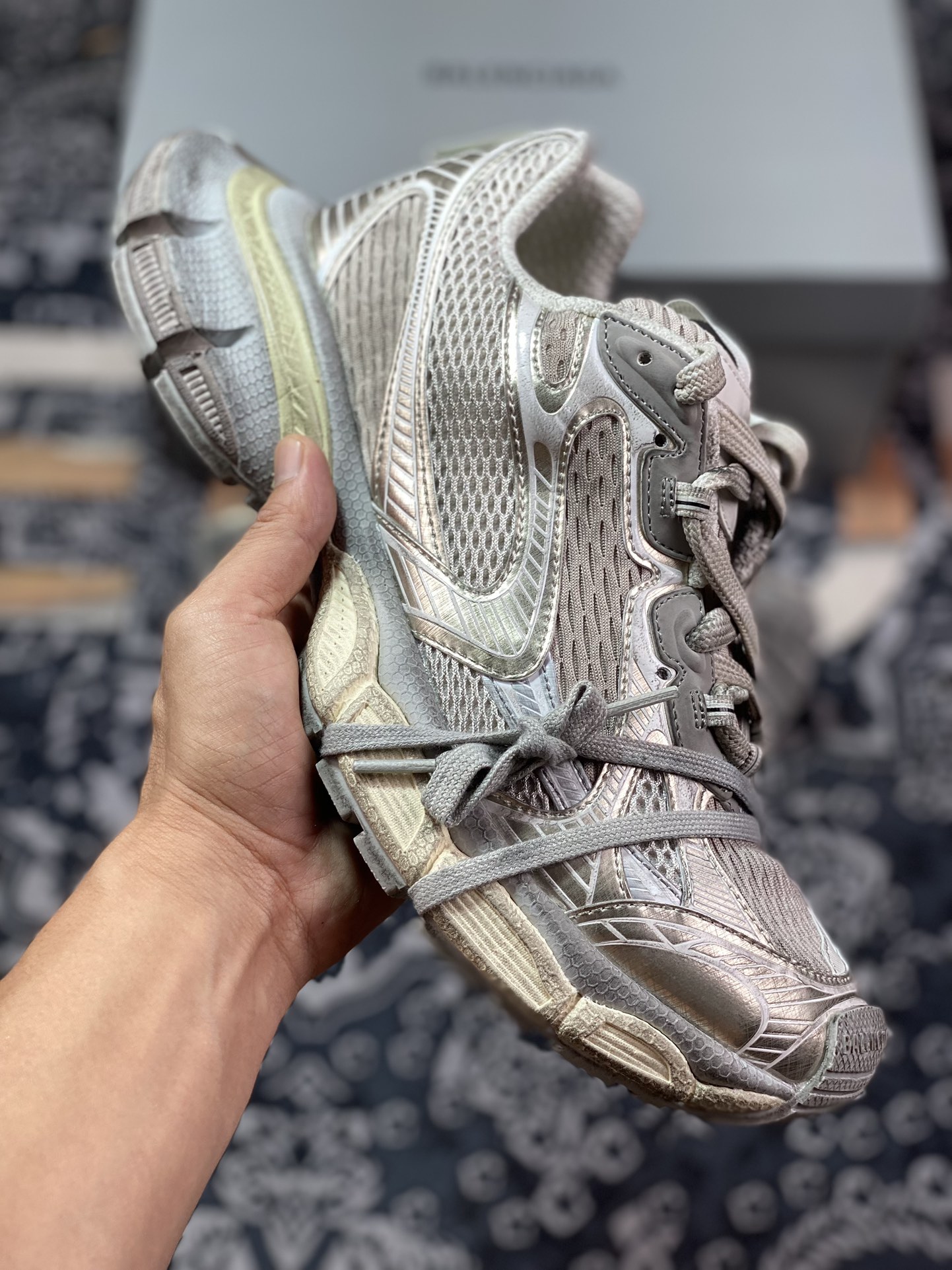 纯原 意产Plus版 法国高端奢侈品牌-巴黎世家BALENCIAGA 3XL Sneakers 3+系列低帮慢跑鞋