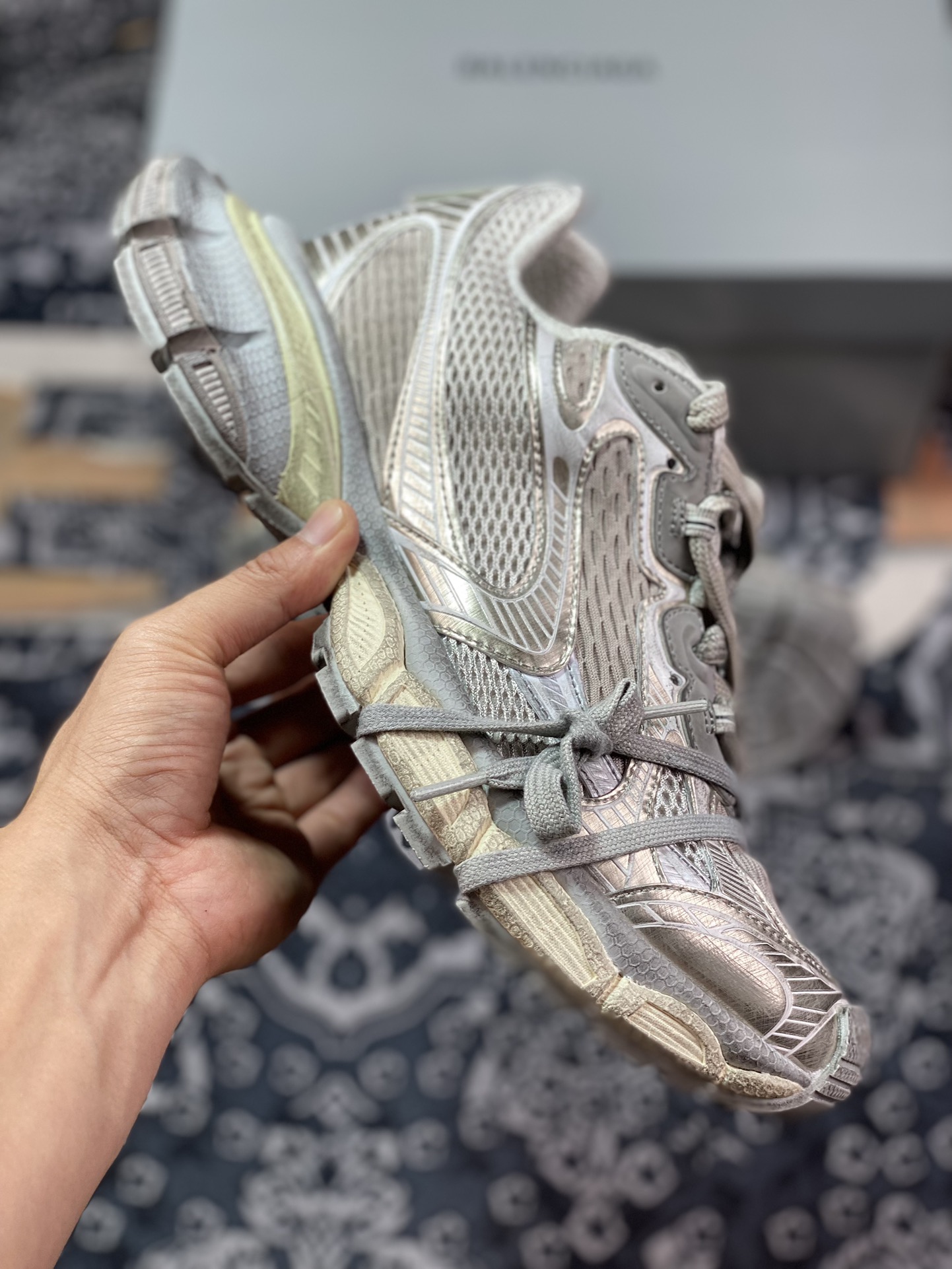 纯原 意产Plus版 法国高端奢侈品牌-巴黎世家BALENCIAGA 3XL Sneakers 3+系列低帮慢跑鞋