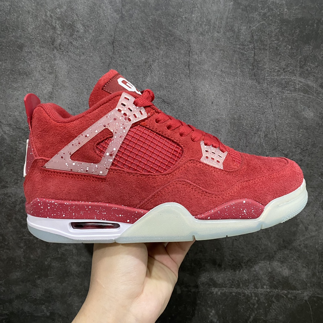 【PB版本】 Air Jordan AJ4 Retro PE 俄克拉荷马限定大红