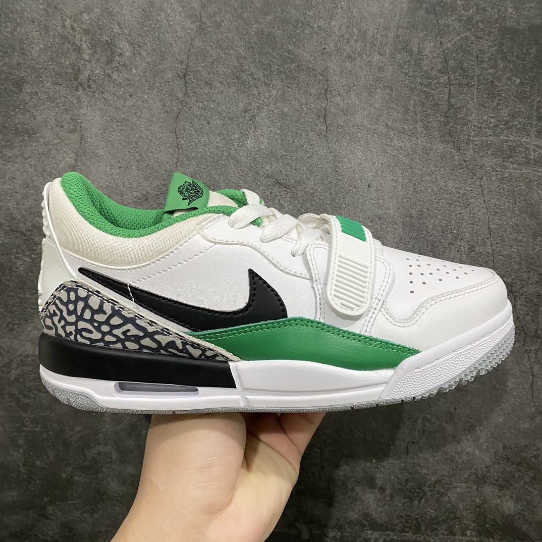 [Head layer high version] Air Jordan Legacy AJ312 low top white black green fn3406-101