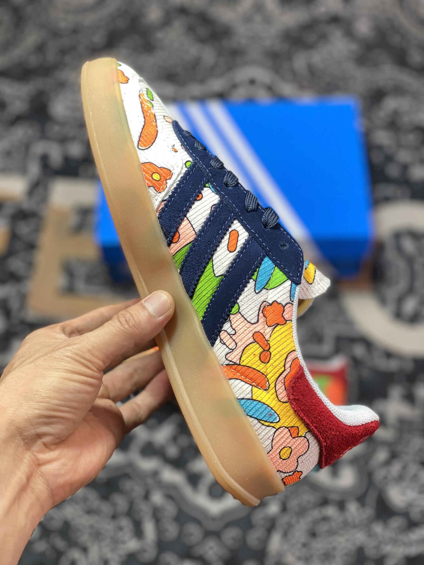 AD Originals Gazelle Indoor Anime Colored Clover Retro Casual Sports Shoes IG2849