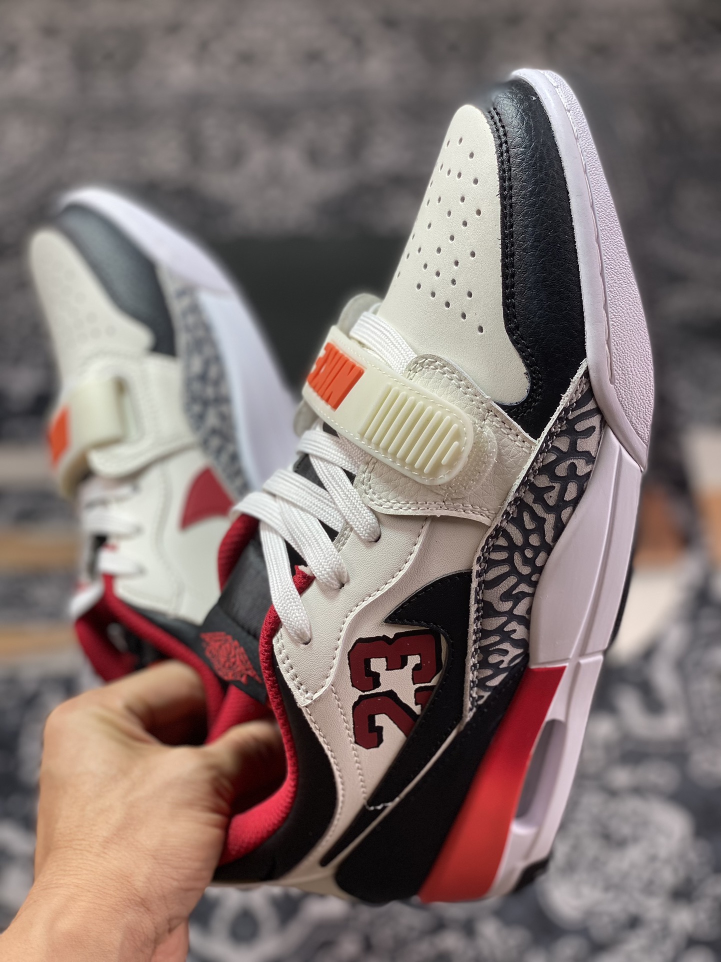 Nike Air Jordan Legacy 312 Low GS ”White/Red 23” Jordan basketball shoes ”Black, White and Red 23” FJ7221-101