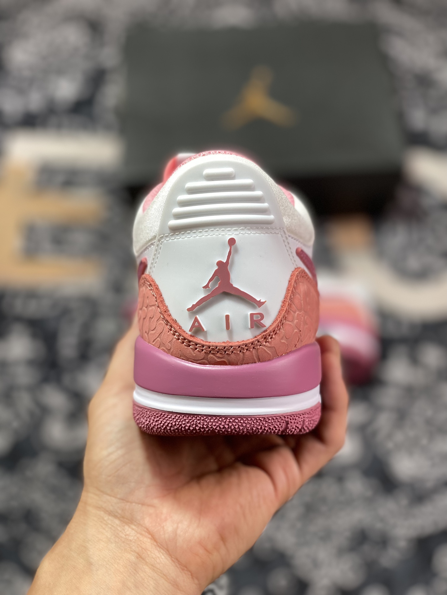 Nike Air Jordan Legacy 312 Low GS ”Desert Berry” Jordan's strongest three-in-one hybrid version low-top basketball shoes ”Leather White Jam Pink” FN3407-161