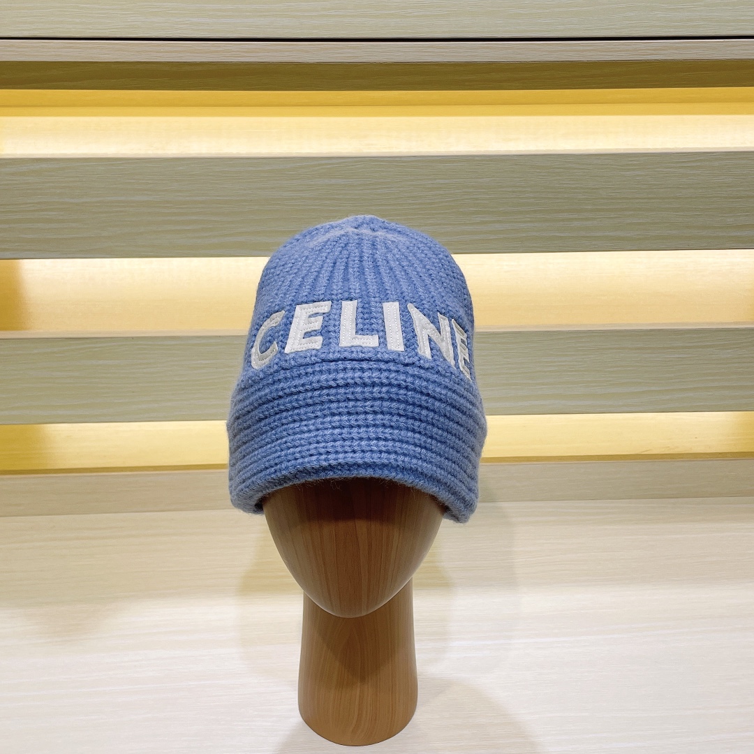 Celine Hats Knitted Hat Replica Shop Knitting Wool