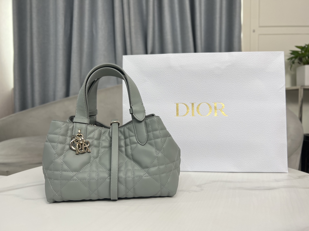 Dior Bags Handbags Grey Cowhide Spring/Summer Collection Casual