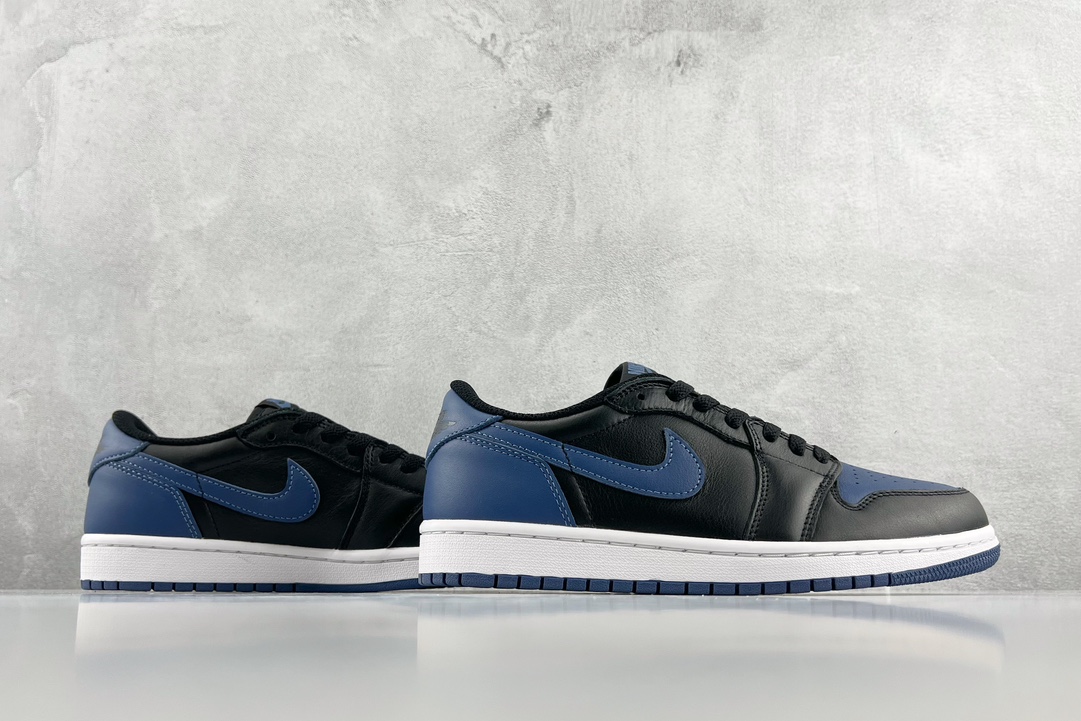 DT 280 Jordan Air Jordan 1 Retro Low OG ”Mystic Navy”黑蓝 CZ0775-041