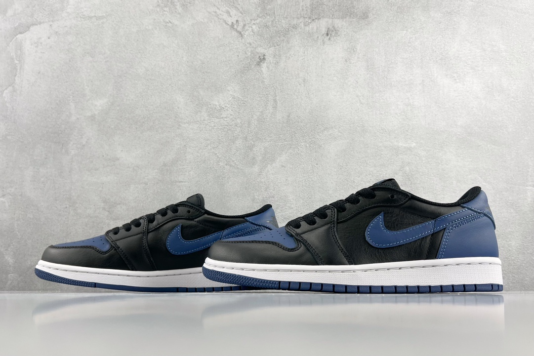 DT 280 Jordan Air Jordan 1 Retro Low OG ”Mystic Navy”黑蓝 CZ0775-041