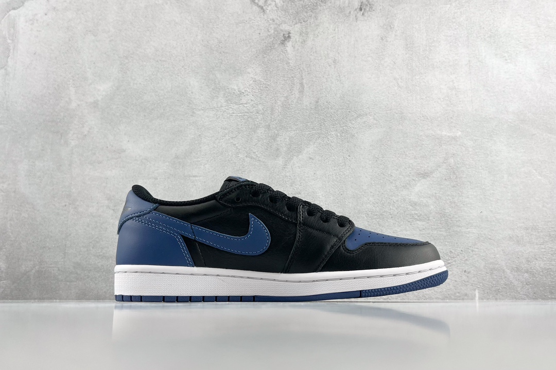 DT 280 Jordan Air Jordan 1 Retro Low OG ”Mystic Navy”黑蓝 CZ0775-041