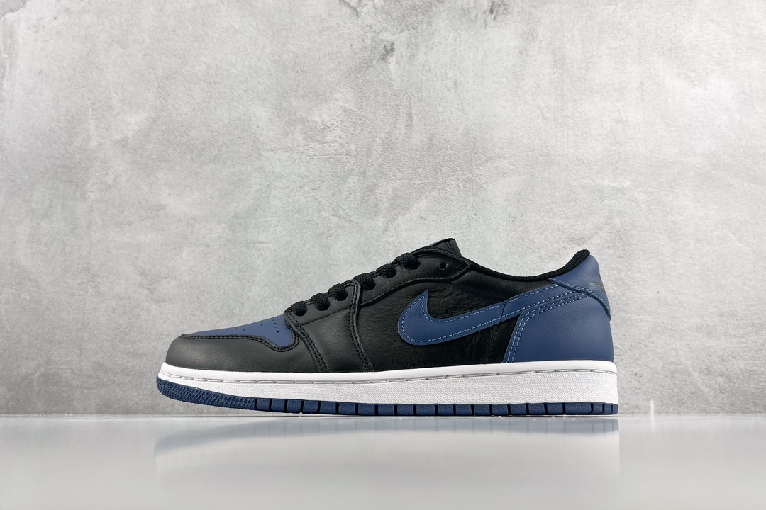 DT 280 Jordan Air Jordan 1 Retro Low OG ”Mystic Navy”黑蓝 CZ0775-041