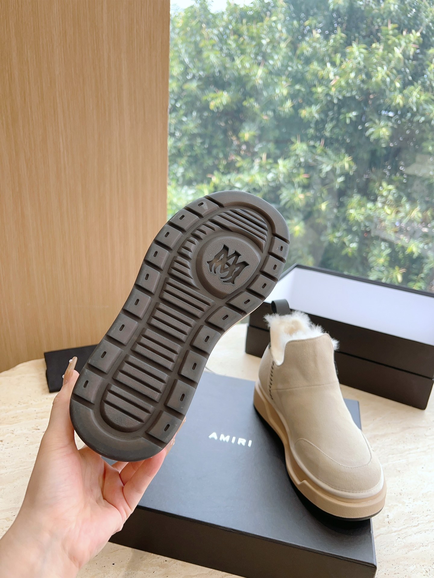 Amiri Heavy Snow Boots: Wool Lined, Original Soles, Various Sizes, Customizable. - 图片 9