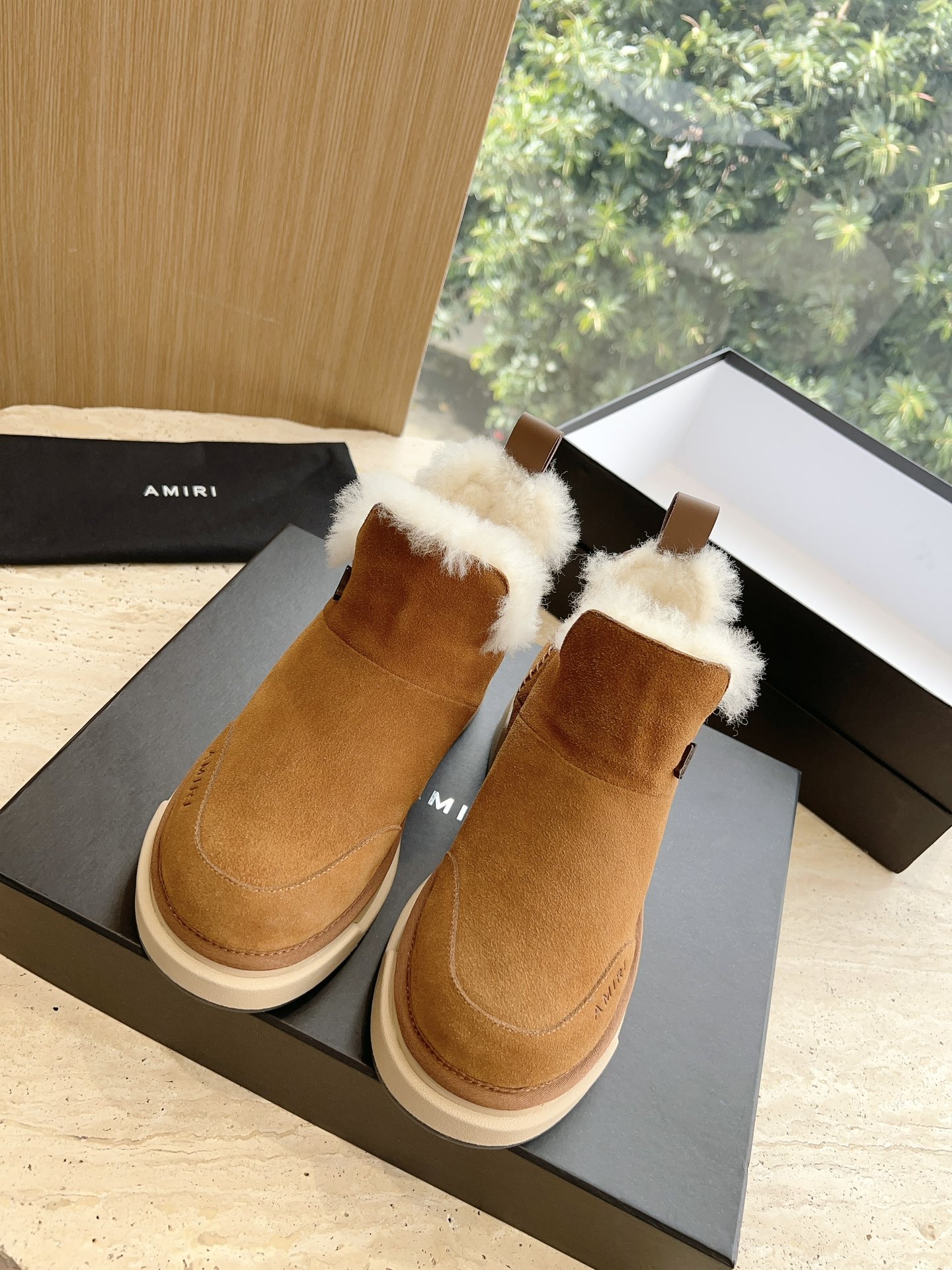 Amiri Heavy Snow Boots: Wool Inside, Original Sole, Size 35-40. - 图片 4