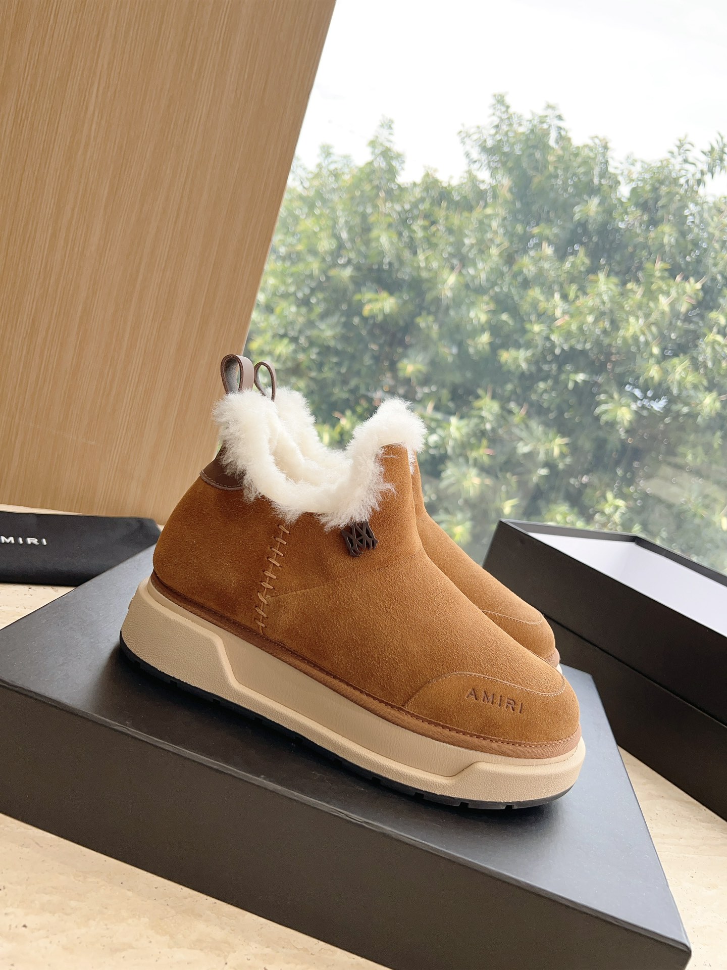 Amiri Heavy Snow Boots: Wool Inside, Original Sole, Size 35-40. - 图片 6