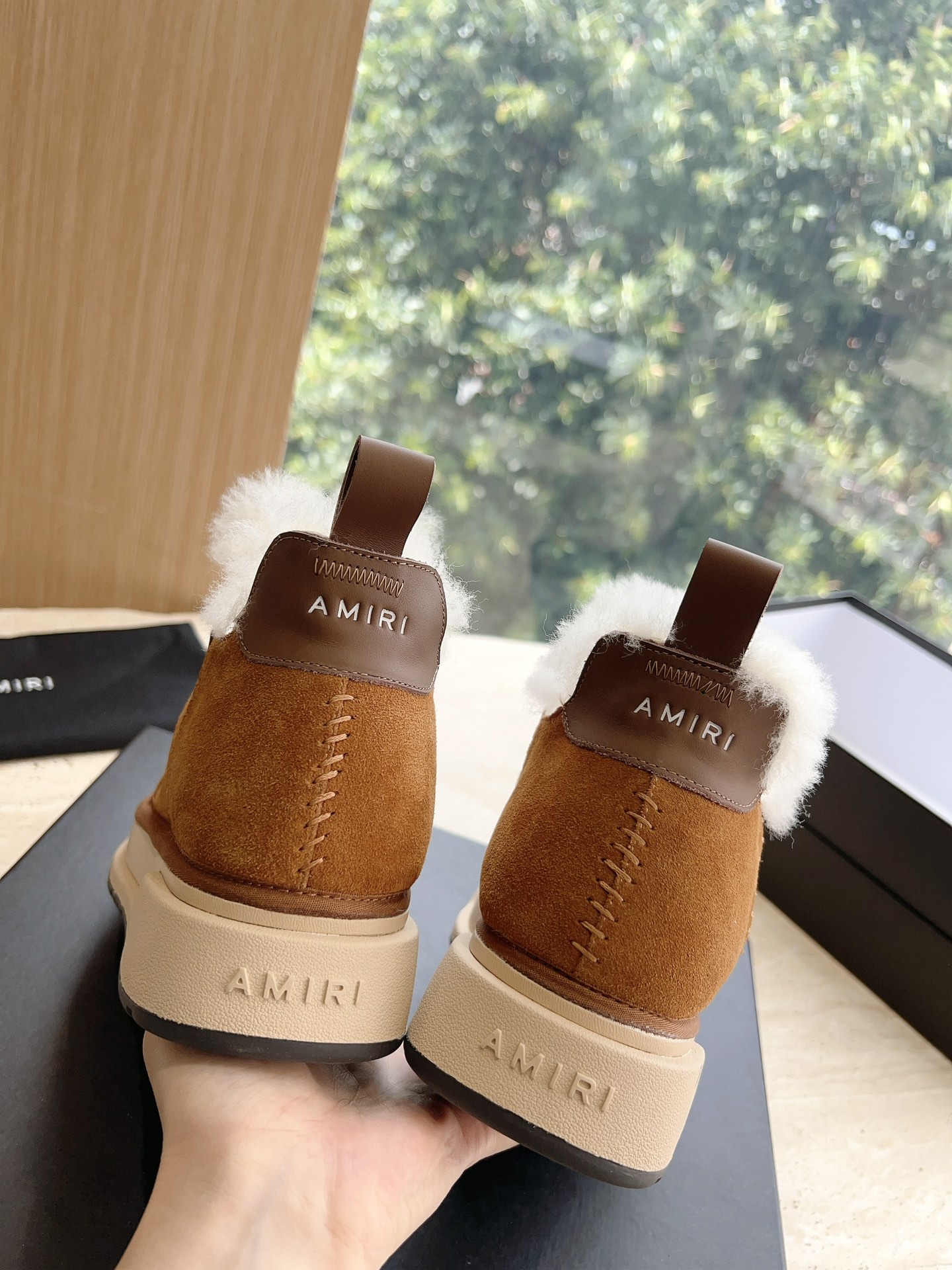 Amiri Heavy Snow Boots: Wool Inside, Original Sole, Size 35-40. - 图片 8