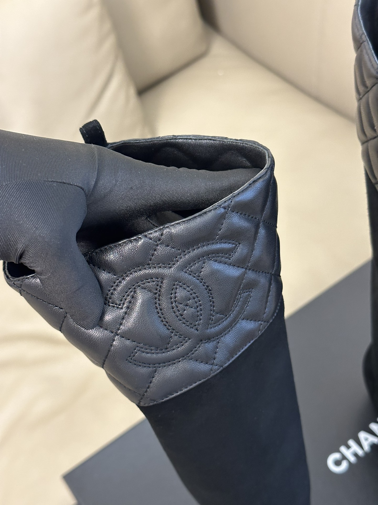 Chanel Haute Couture Classic Luxury Leather Shoe Loafer Shoes 7