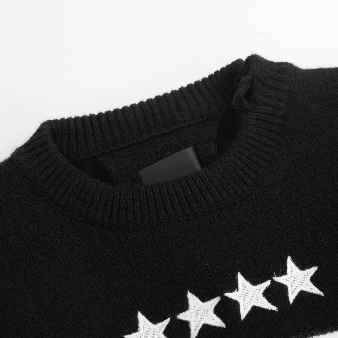 Givenchy Men’s Black Nylon Bag Sweater with Unique Yarn for Style and Comfort. - 图片 3