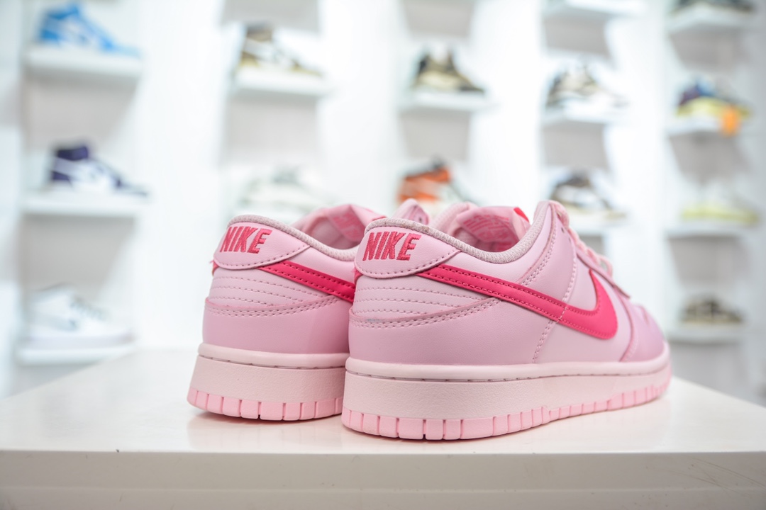 Original NK Dunk Low Light Pink Splicing DH9756-600