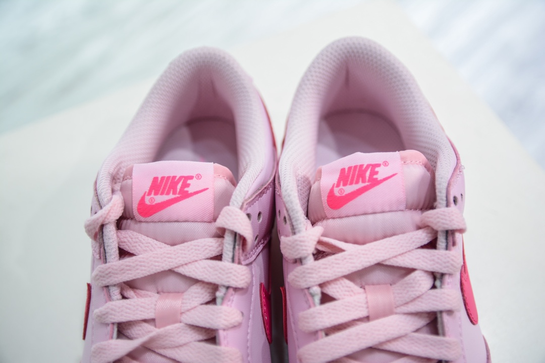 Original NK Dunk Low Light Pink Splicing DH9756-600