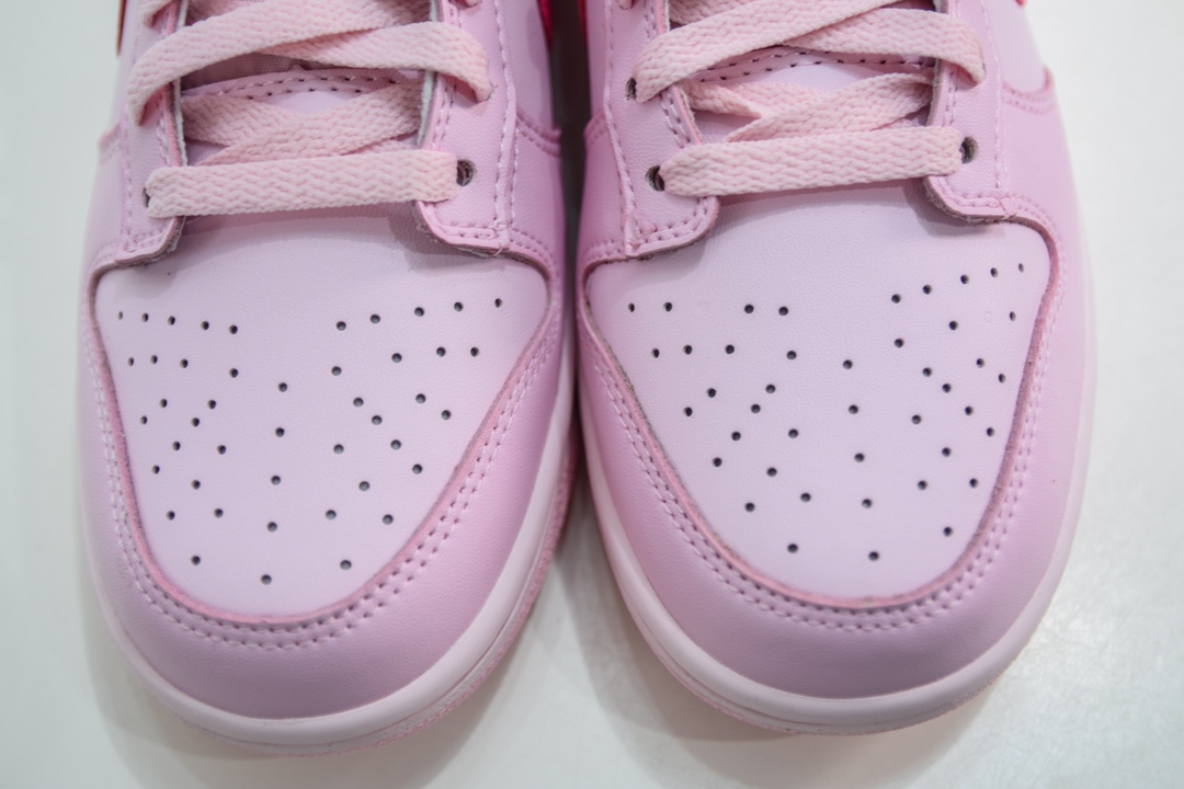 Original NK Dunk Low Light Pink Splicing DH9756-600