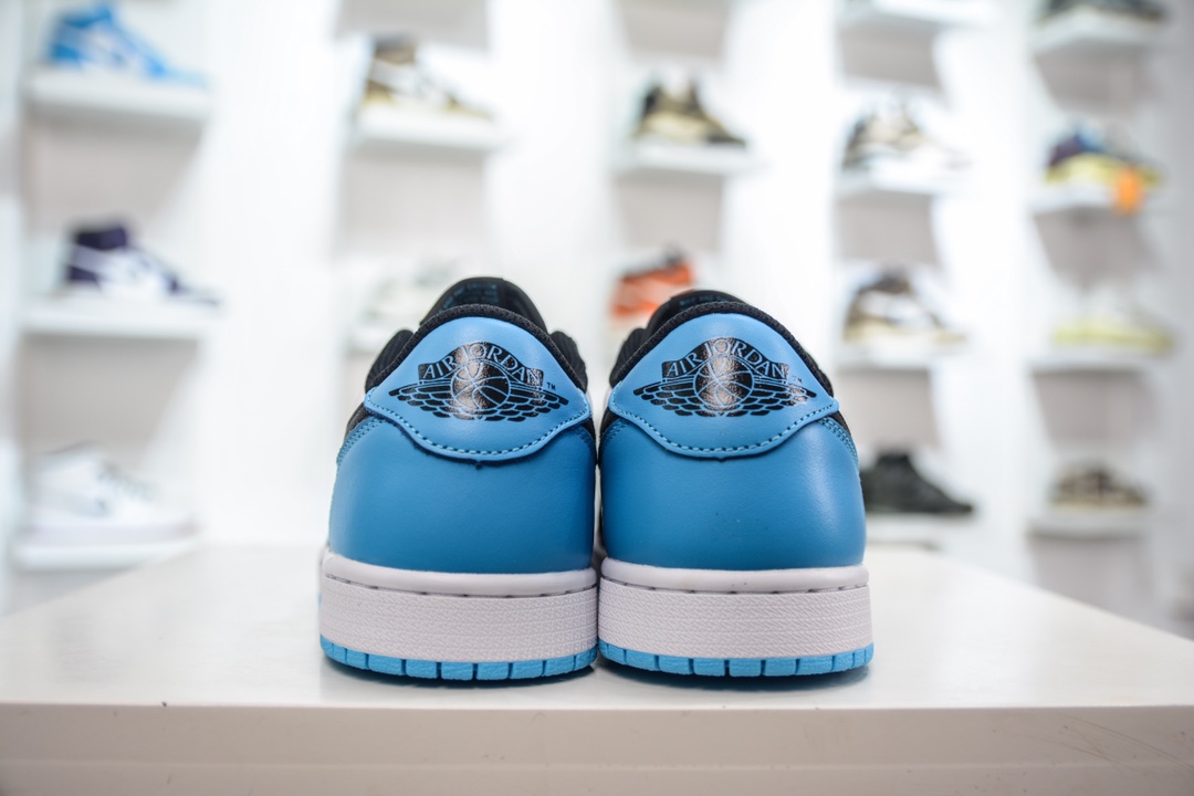 DT pure original Air Jordan AJ1 Low OG white black blue foreign trade special supply CZ0790-104